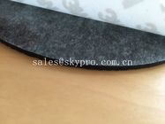 Esteira natural preta da borracha de espuma com revestimento protetor esparadrapo de 3M para o tapete do rato e a gaxeta