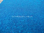 A borracha de espuma flexível de EVA cobre o brilho autoadesivo azul da espessura de 1mm