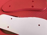 A folha de borracha humanizada vermelho da espuma de EVA do projeto para o deslizador único Outsole interno calça o material
