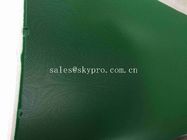 Teste padrão industrial da grama da superfície áspera de correias de borracha do verde da correia transportadora do PVC