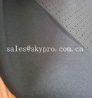 da tela de nylon perfurada respirável preta da prova do patim de 4mm único poliéster lateral feito malha
