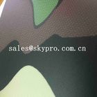 Dilua telas impressas revestidas PVC grossas da camuflagem 210T da folha da tela de 0.5mm poliéster plástico