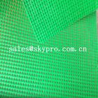 Da tela revestida verde do PVC da tela da folha ilhó plástico Rasgo-resistente tela de malha plástica tecida