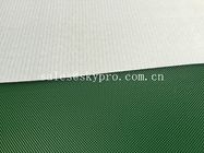 Parte superior lisa matt lustrosa do aperto da correia transportadora do PVC do diamante da cor verde