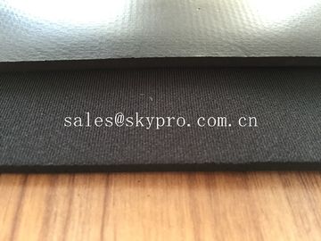 Rolo de borracha da folha do neopreno da espuma do látex laminado com tela do nylon ou do poliéster