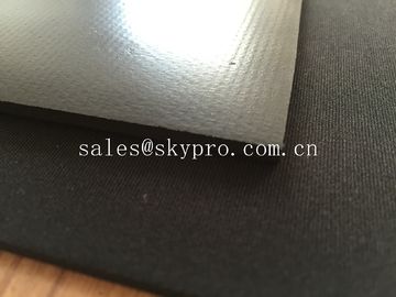 Rolo de borracha da folha do neopreno da espuma do látex laminado com tela do nylon ou do poliéster