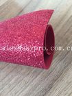 Vermelho Sparkly folha impressa da espuma de EVA do brilho com não descoloração do acetato esparadrapo do vinil do etileno