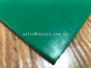 Folha de borracha ondulada durável do verde 3mm densamente anti no Matting de borracha colorido do rolo
