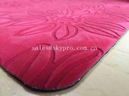 Esteiras cor-de-rosa frescas da ioga da flexibilidade excelente contemporânea com impressão/logotipo do carimbo