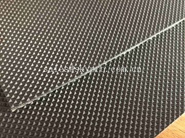 transporte claro Textured carvão do PVC de 1.6mm que cerca a capacidade de carga forte