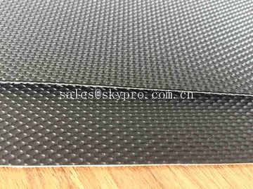 transporte claro Textured carvão do PVC de 1.6mm que cerca a capacidade de carga forte