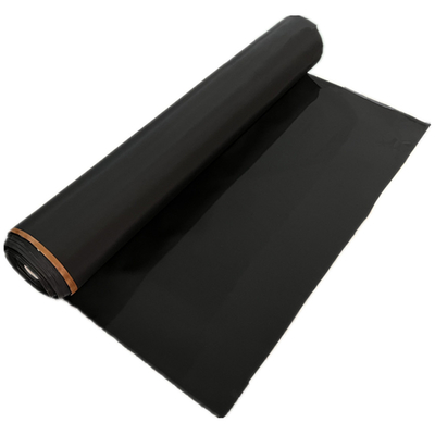 Tecido de nylon revestido com Hipalon preto 500D CSM Mat Hipalon Tarp para mochila 1,0 mm de espessura