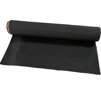 Tecido de nylon revestido com Hipalon preto 500D CSM Mat Hipalon Tarp para mochila 1,0 mm de espessura