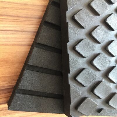 8 mm espessura lado duplo de borracha pesada cabalo estalha estofado com padrão quadrado hexagonal