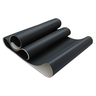 Correia de esteira de PVC resistente ao calor e óleo com espessura personalizada para máquinas de corrida