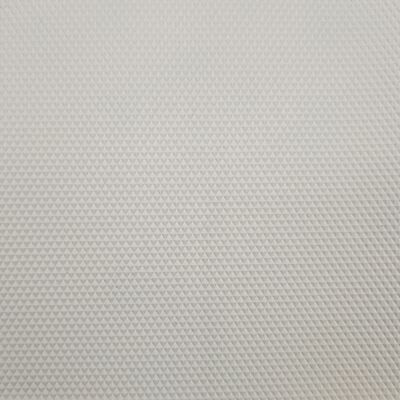 Correia transportadora antiestática com padrão diamante em PU branco para laminadora de massa