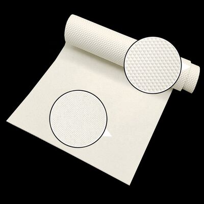 Correia transportadora antiestática com padrão diamante em PU branco para laminadora de massa