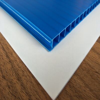 Folha oca de plástico antiestático e folha de plástico dupla corrugada de PP.