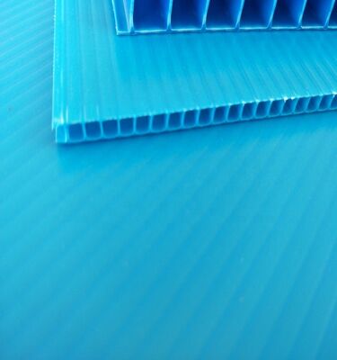 Chapa Corrugada de Plástico PP Reciclável Impermeável de Tamanho Personalizado para Embalagem de Caixas