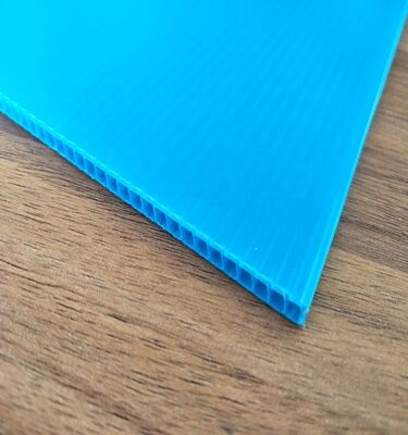 Chapa Corrugada de Plástico PP Reciclável Impermeável de Tamanho Personalizado para Embalagem de Caixas