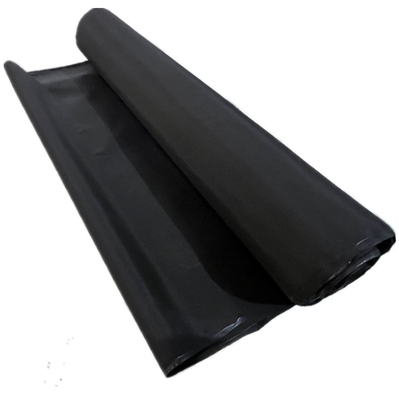 Tecido de nylon revestido com Hipalon preto 500D CSM Mat Hipalon Tarp para mochila 1,0 mm de espessura