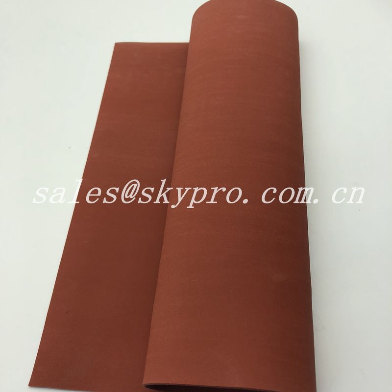 Delicado vermelho esponja de borracha personalizada da espuma da borracha de silicone da folha do neopreno