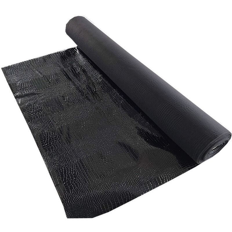 Tecido de couro genuíno com relevo de crocodilo preto de 1,35 mm de espessura para sapatos, bolsas, cintos, carteiras