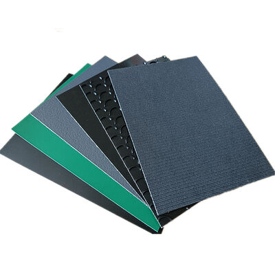 Correia transportadora de PVC de 5 mm de personalização para logística de armazém de serviços leves