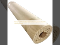 Folha de espuma de silicone perfurada à prova d'água para passar roupa na lavanderia